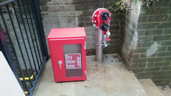 Dry riser installation